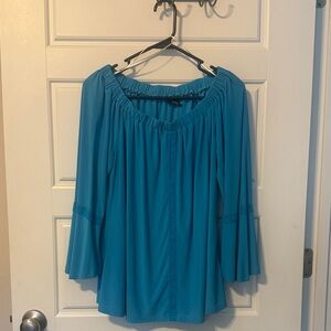 New Directions Teal Blouse